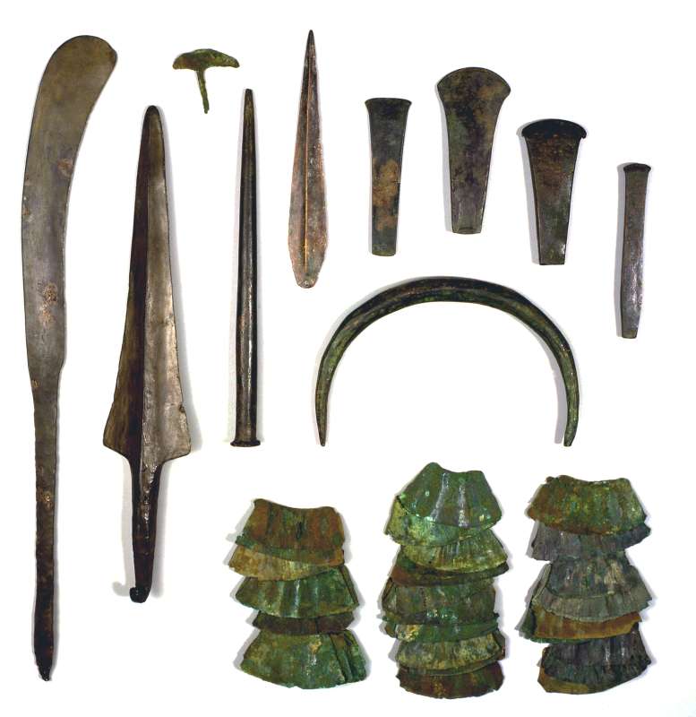 Hoard of copper objects